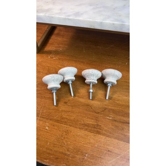 Set of 4 Octopus Skull Coastal Concrete Cabinet Knobs Drawer Knobs and Pulls - Picture 3 of 4